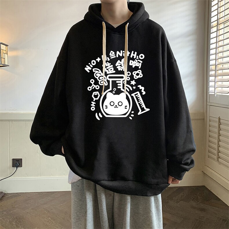 连帽卫衣男大码胖子帽衫大号运动服WY2421-P35图片