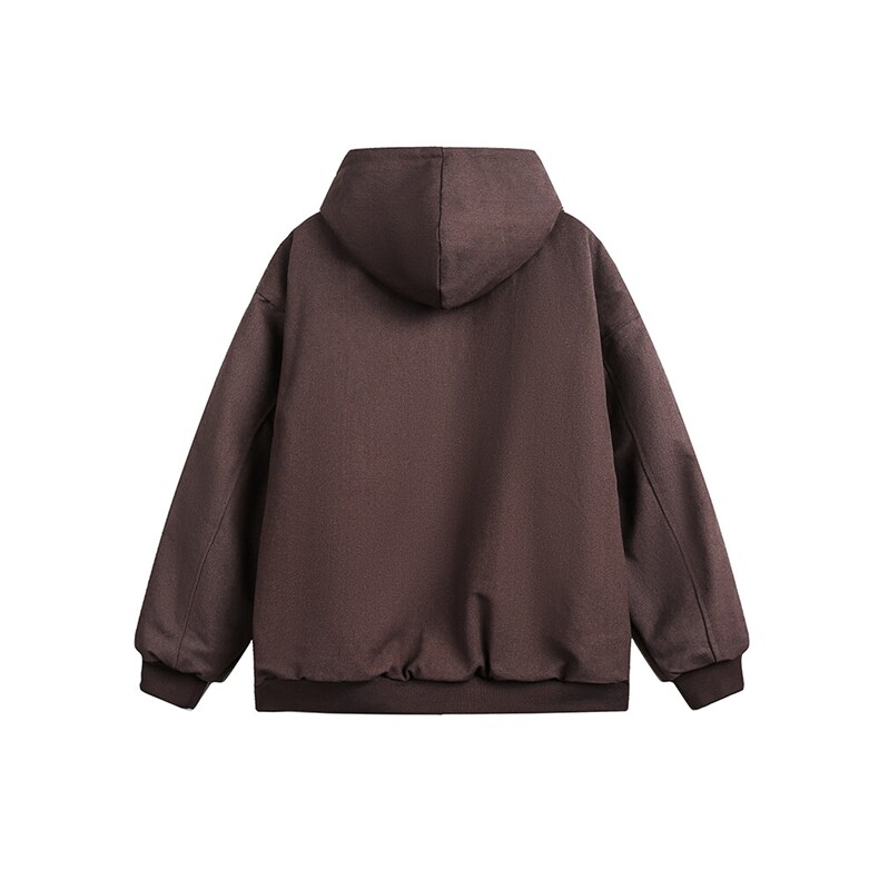 2025冬款水洗牛仔羊羔毛连帽棉衣-5646-248,男装棉衣,电商S012（CATTEE）