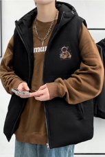 新款秋冬棉衣马甲潮流宽松加厚保暖背心棉服男装MF05P68控98，男装棉衣，电商A086