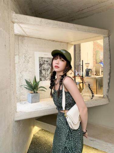 抹胸式碎花裙两穿，胸罩，Alissa Lin