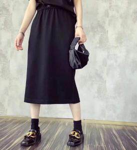 弹力半裙MLXL，女装半身裙，尚美风