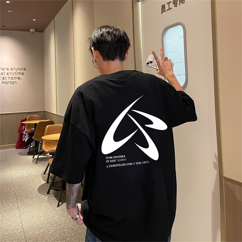 220g纯棉美式夏季短袖t恤男DT406-特批19控38,男装T恤,电商B370