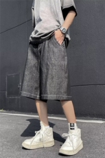 薄款牛仔短裤男五分裤夏季宽松男士中裤韩版直筒短裤DK3801-P42，男装牛仔裤，星座302B-2