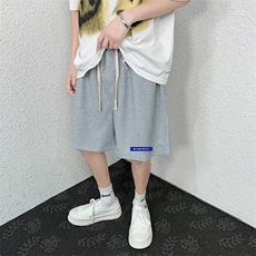 HD74202-P22华夫格短裤男大码宽松五分裤男直筒中裤，男装休闲裤，电商A040