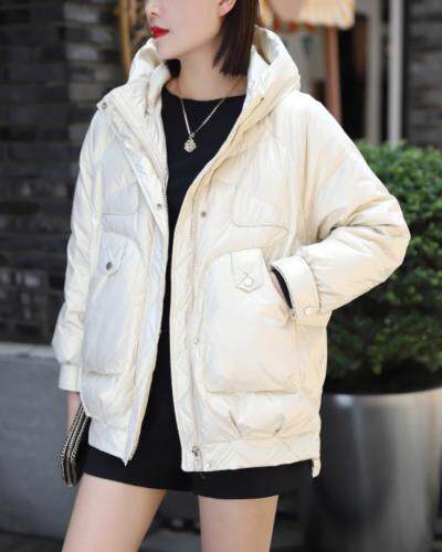 90绒羽绒服，女装羽绒服，娇姿百合