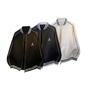 WY208/P75春装新款高品质不起球刺绣卫衣男立领棒球服潮外套图片