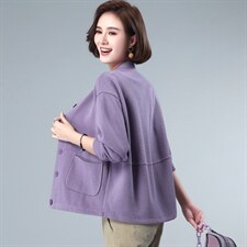 2021年春季新款韩版宽松百搭短款外套女士气质休闲棒球服女洋气，女装短外套，简韵佳