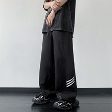 B221美式ins街头hiphop休闲情侣宽松运动裤子LK23117-P60控78，男装休闲裤，电商B221