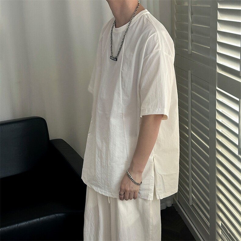 2024主推-速干透气薄款短袖T恤潮牌设计感A351-AT2494-P38,男装T恤,电商A351