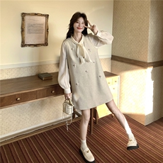 法式小香风背心连衣裙套装女2026春新款富家千金感穿搭一整套裙子，女装套装/套裙，2C159