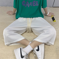 现货冰丝七分裤男生休闲裤KD456-P40，男装牛仔裤，电商D312-1