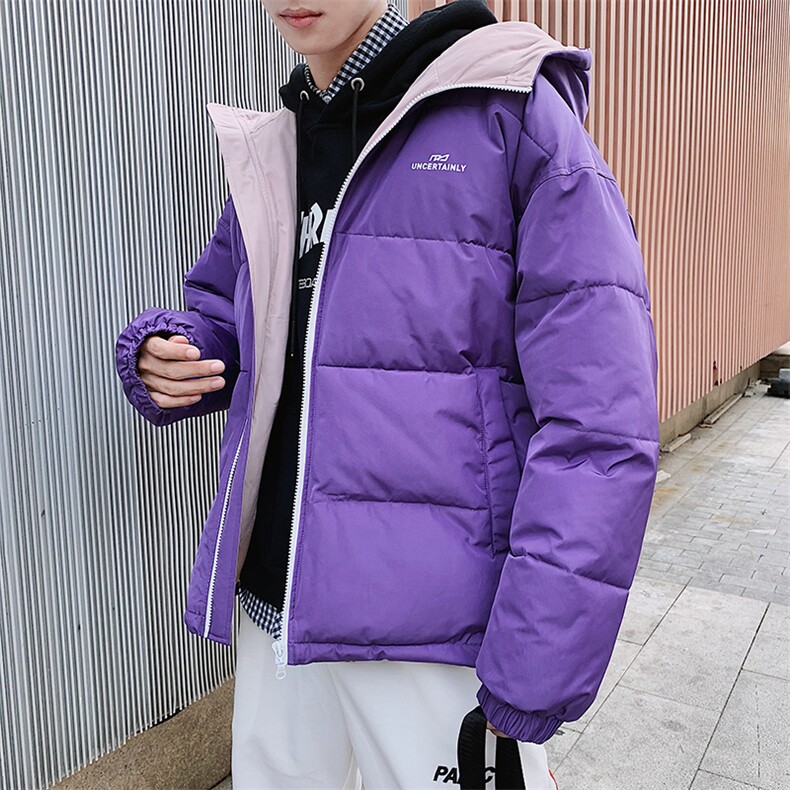 A003-HY001-P60 秋冬新款加厚保暖韩版时尚男士面包服冬 港仔图片