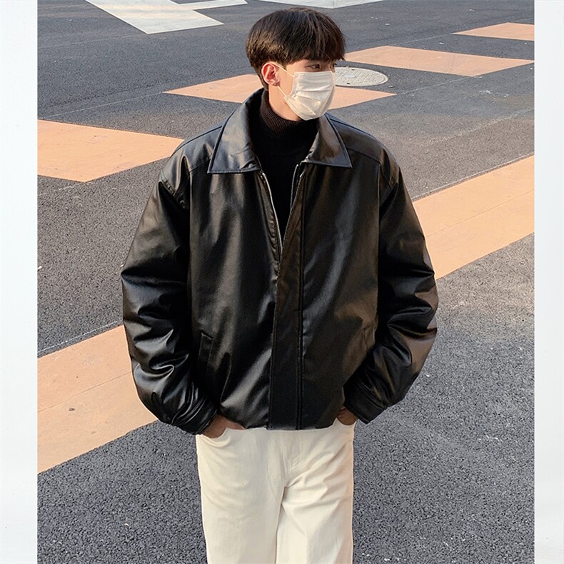 常规PY03-P88加棉MY03-P118现货男女同款皮衣皮棉衣冬季棉服,男装皮衣,电商B327