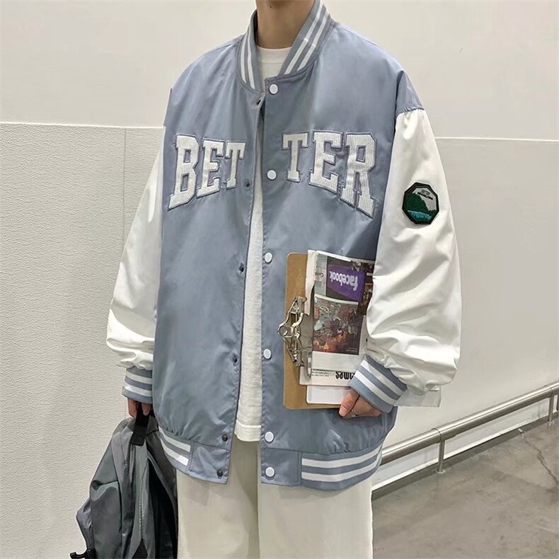 潮流夹克潮男春季棒球服F01P48,男装夹克,星座1116-2