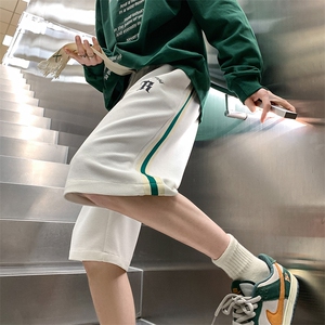 2025夏季新款华夫格沙滩五分裤男女休闲中裤宽松短裤衩 K1070-P26图片