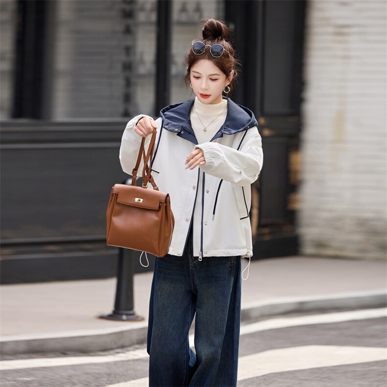 2025年时尚流行简约派克服保暖外套冬季上市,女装棉衣/棉服,涵亦佰惠