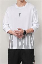 男士秋季百搭长袖t恤宽松休闲上衣潮流潮牌纯棉体恤衫DS920T，男装T恤，电商A102