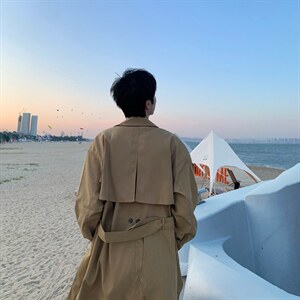 【2025秋冬】呢大衣女新款双排扣长款过膝风衣男大码男中长款大衣图片
