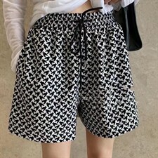 夏季新款韩版休闲千鸟格洋气短裤，其它，L·H·X