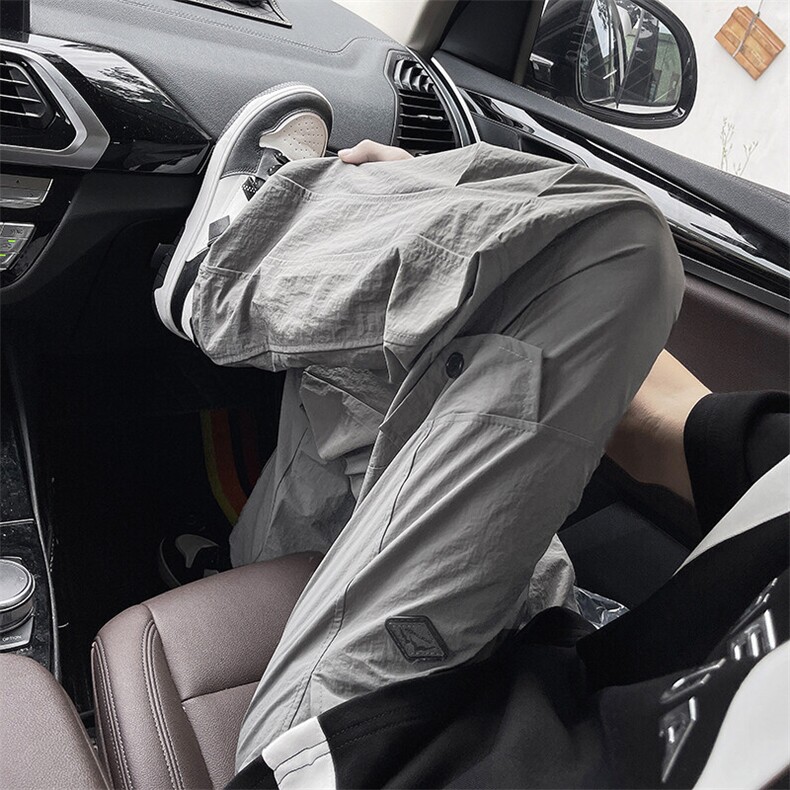 聚酯纤维YK86006-P32秋季长裤青春流行男装休闲裤冲锋裤,男装休闲裤,电商A086-1