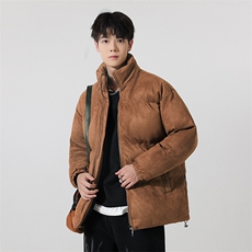 情侣麂皮绒棉服男冬新款情侣棉衣外套加厚棉袄羽绒服MY8805-P68，男装棉衣，星座205-1