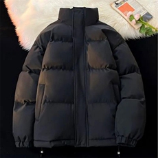 现货高品质美式高街冬季重磅三防加厚羽绒棉衣厚外套面包棉服，男装棉衣，电商A486-1