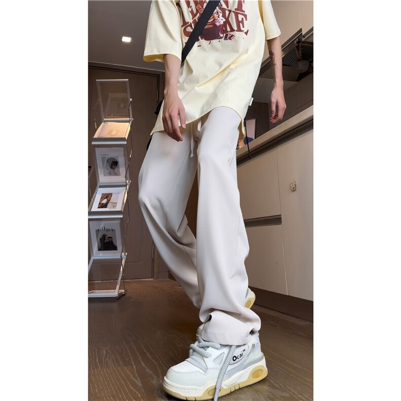 INS夏季新款潮流合身垂感百搭西裤休闲裤B315-K24125-特p30控58,男装休闲裤,电商B315