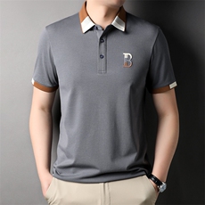 夏季Polo衫纯棉商务休闲男装短袖t恤宽松翻领半袖体恤HP88317-P60，男装Polo衫，星座1105-3