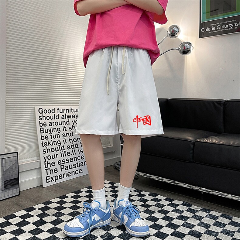 DK39276-P15港风休闲短裤男士大码运动五分裤男中裤男马裤,男装休闲裤,电商A040