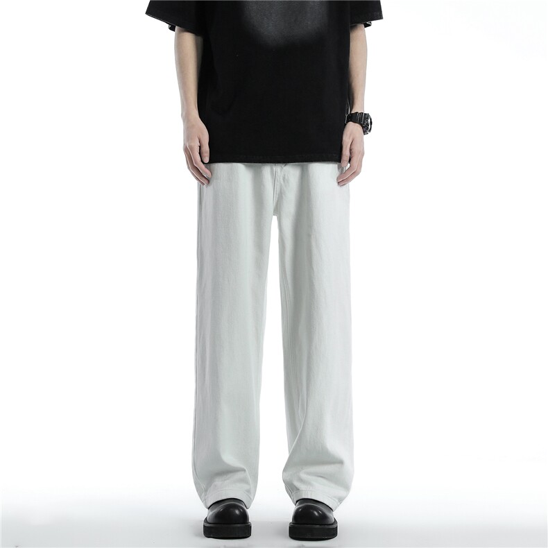 得物抖音美式基础款牛仔裤纯色牛仔裤k25p40控68,男装牛仔裤,星座1011-1