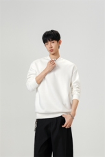 韩系学院风设计cleanfit卫衣简约纯色休闲打底常规P39加绒P49，男装T恤，电商B319
