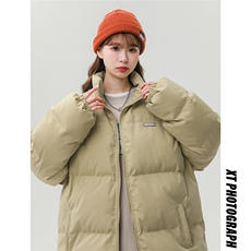 1中性风可拆卸围脖百搭棉衣女棉服女抖音外套女8737P120控158，女装棉衣/棉服，星座226-2