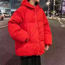 美式潮流保暖连帽棉服男女装上衣冬季新款面包服抗寒外套潮棉衣，男装棉衣，星座506A
