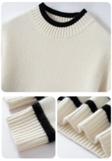 2025新款男女通用儿童圆领时尚，童装儿童羊绒衫，圣极绒童装