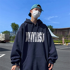 抖音得物供货可提供视频春装重磅美式宽松连帽卫衣DL2437，男装卫衣，电商A486-1
