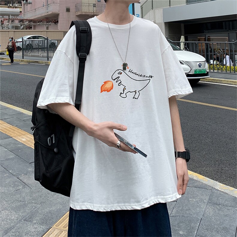 DX17040-P20纯短袖t恤男大码半袖打底衫宽松体恤衫港风,男装T恤,电商A040