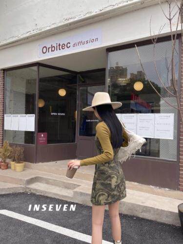 秋季新款吊带裙，女装背心吊带，INSEVEN