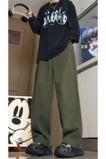 垂感直筒西裤2026春季新款美式痞帅高级感休闲裤子-A1147TP35控58，男装休闲裤，电商B241