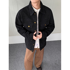 得物二开美式复古立领牛仔外套宽松休闲水洗机车夹克JK1276-P90，男装工装外套，星座1103-3