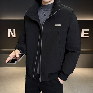 纯色无帽立领羽绒服休闲百搭上衣外套男 A329-YR2558-P210图片