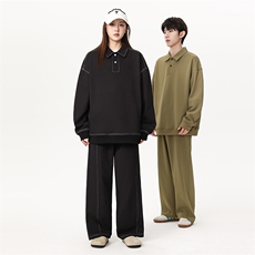 311B-1-9261-P60控118大码元秋季新款休闲卫衣运动情侣套装，男装休闲套装，星座311B-1