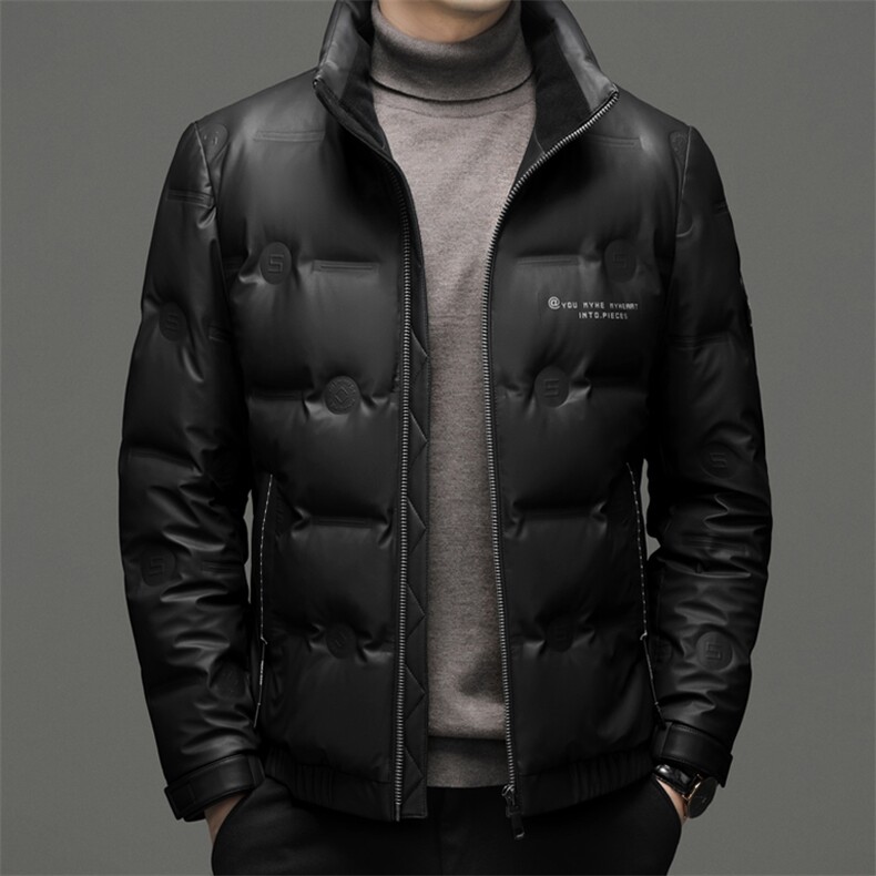SQY28802秋冬新款2023年男士休闲羽绒服加厚保暖夹克外套P235图片
