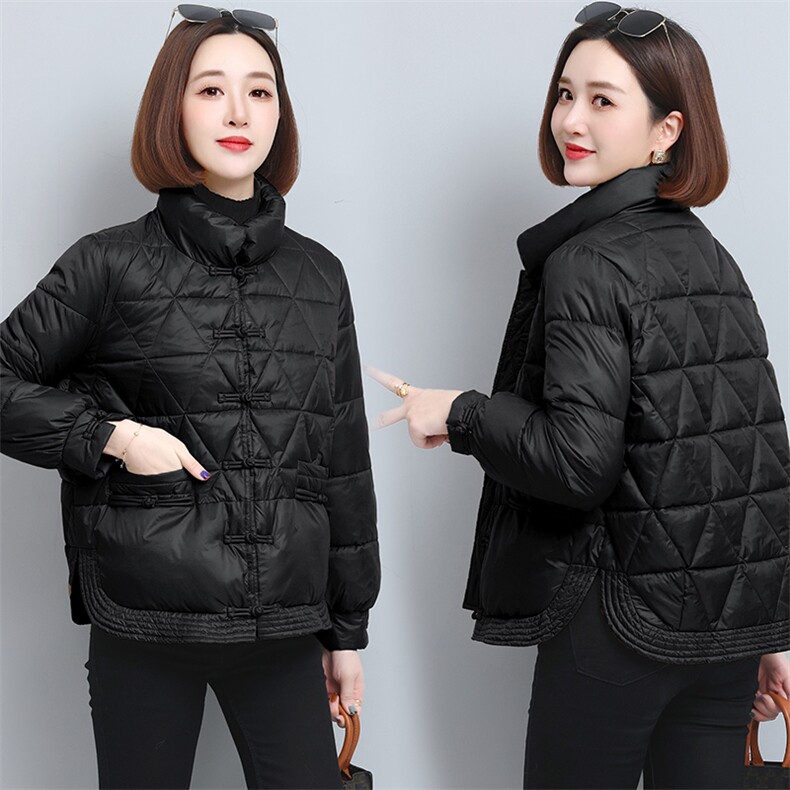时尚保暖短款棉服女修身显瘦冬季外套,女装棉衣/棉服,雪樱依海