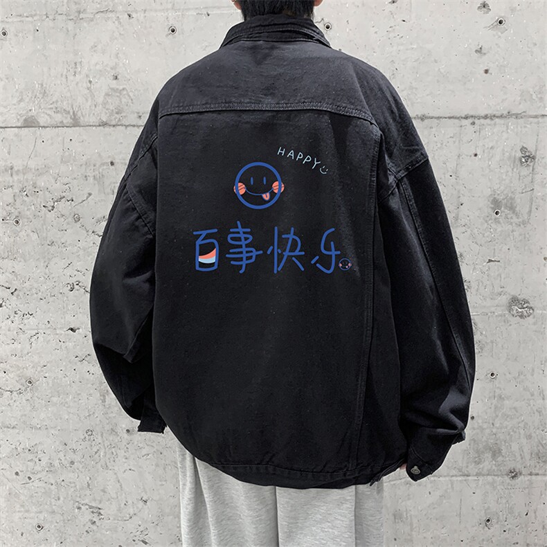 牛仔夹克男大码牛仔外套男茄克 NJ77183-P60图片
