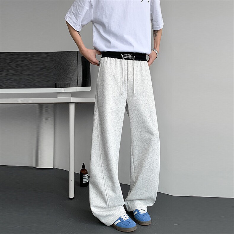 休闲裤男华棉新款港风宽松高品质弯刀裤K8558-特P40无差价,男装休闲裤,星座214-3