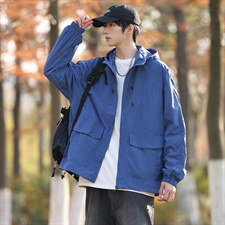 男士防晒衣连帽情侣休闲外套宽松夹克春夏户外潮流A266-FS001-P35，男装防晒衣，电商A266