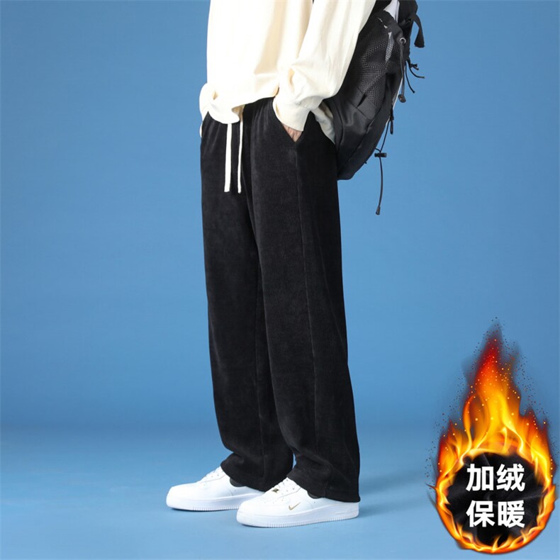 M-8XL男士加绒加厚大码宽松休闲运动卫裤  大码元图片