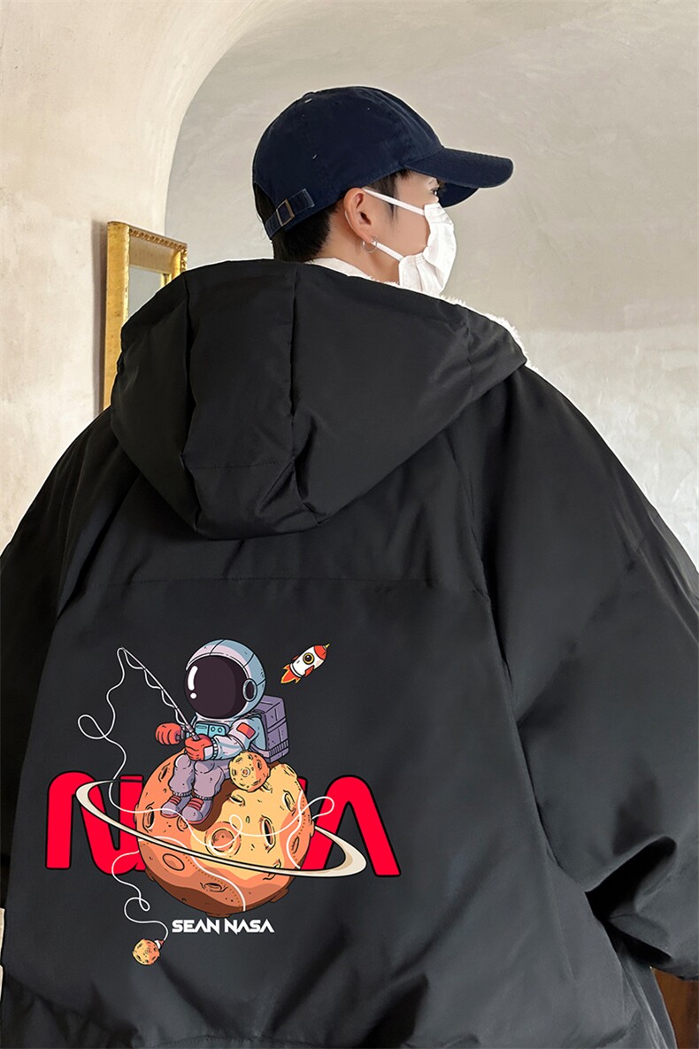 控128加绒面包服男大码羊羔毛棉衣男MY16287-P100,男装棉衣,电商A040