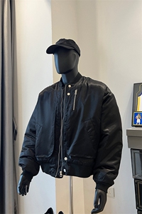 复古棒球服棉衣男冬季短款棉服工装飞行服夹克XZ514-2-MY005-P118图片