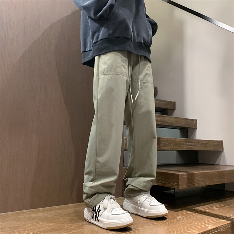 港风秋冬工装裤宽松休闲伞兵裤男K23325-P45控68,男装工装外套,星座717